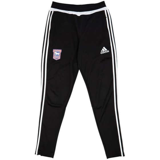 2015-16 Ipswich adidas Track Pants/Bottoms - 9/10 - (S)