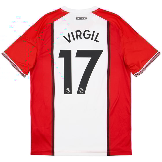 2017-18 Southampton Home Shirt Virgil #17 - 8/10 - (L)