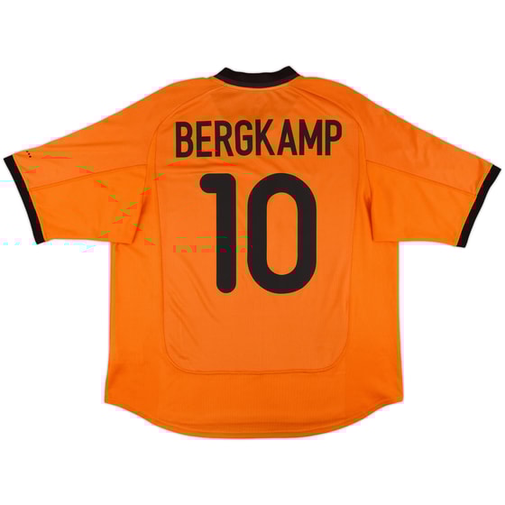2000-02 Netherlands Home Shirt Bergkamp #10 - 8/10 - (XL)