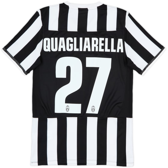 2013-14 Juventus Home Shirt Quagliarella #27 - 9/10 - (S)