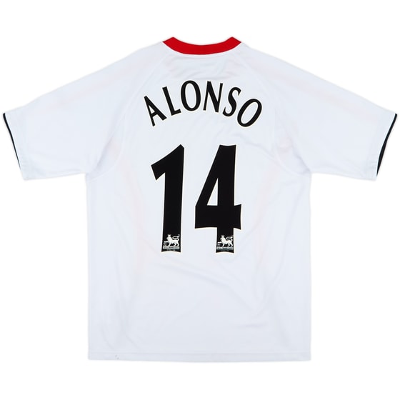 2005-06 Liverpool Away Shirt Alonso #14 - 9/10 - (M)