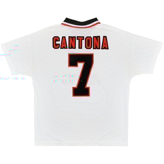 1996-97 Manchester United Away Shirt Cantona #7 - 8/10 - (XL)