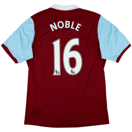 2013-14 West Ham Home Shirt Noble #16 - 9/10 - (L)