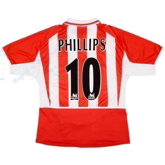 2002-04 Sunderland Home Shirt Phillips #10 - 8/10 - (L)
