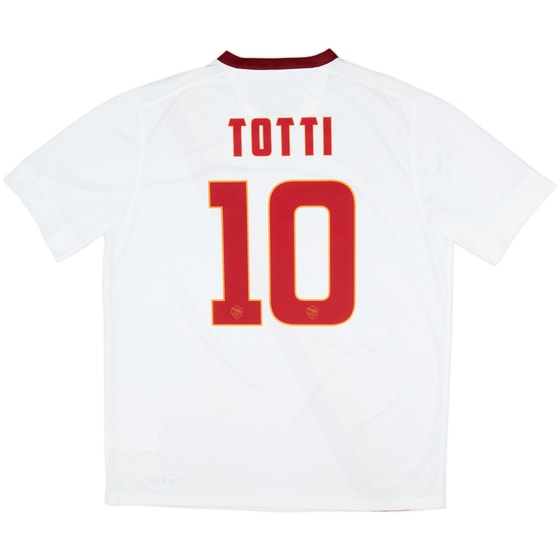 2014-15 Roma Away Shirt Totti #10 - 7/10 - (XL)