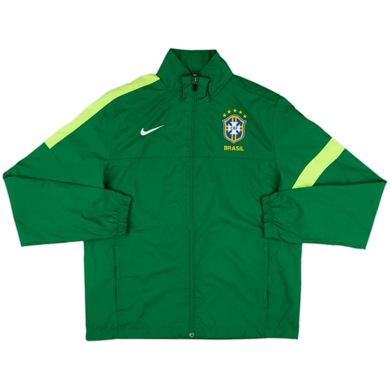 2013-14 Brazil Nike Track Jacket - 8/10 - (M)