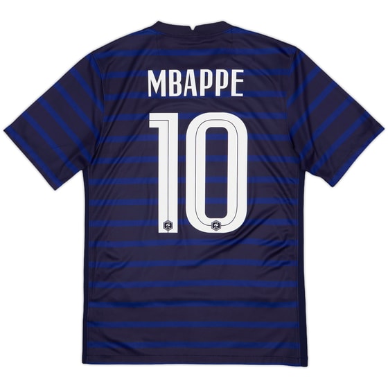 2020-21 France Home Shirt Mbappe #10 - 6/10 - (S)