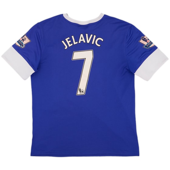 2012-13 Everton Home Shirt Jelavic #7 - 7/10 - (L)