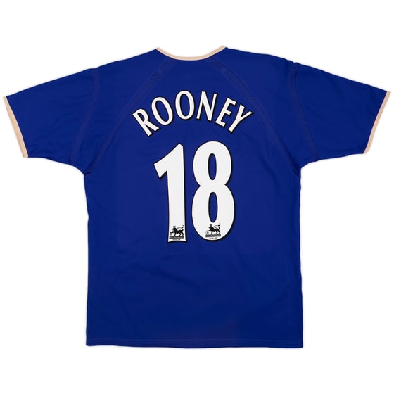 2003-04 Everton Home Shirt Rooney #18 - 6/10 - (L)