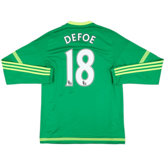 2015-16 Sunderland Away L/S Shirt Defoe #18 - 9/10 - (M)