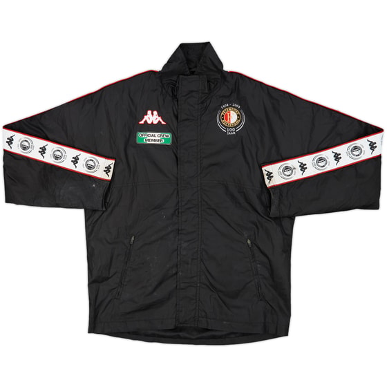 2007-08 Feyenoord Centenary Kappa Staff Issue Track Jacket - 7/10 - (S)