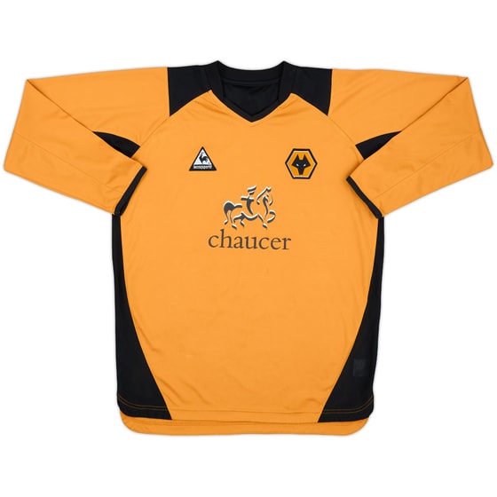 2004-06 Wolves Home L/S Shirt - 7/10 - (M)