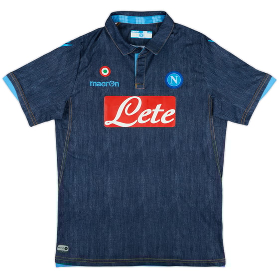 2014-15 Napoli Away Shirt - 10/10 - (XL.Boys)