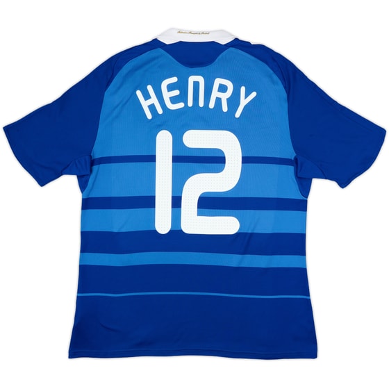 2008-09 France Home Shirt Henry #12 - 6/10 - (XL)
