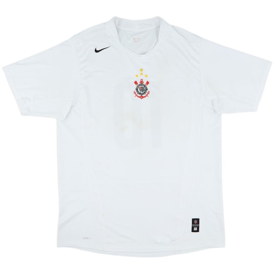 2004-05 Corinthians Home Shirt #10 (Tevez) - 5/10 - (XL)