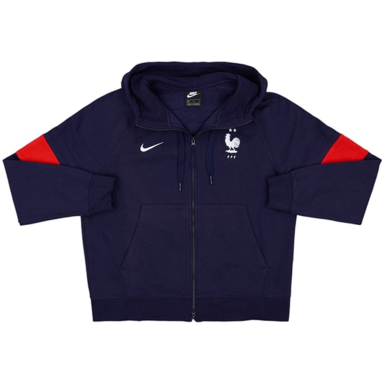 2020-21 France Nike Hooded Track Jacket - 8/10 - (M)