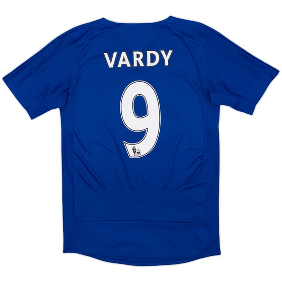 2015-16 Leicester Home Shirt Vardy #9 - 10/10 - (S)