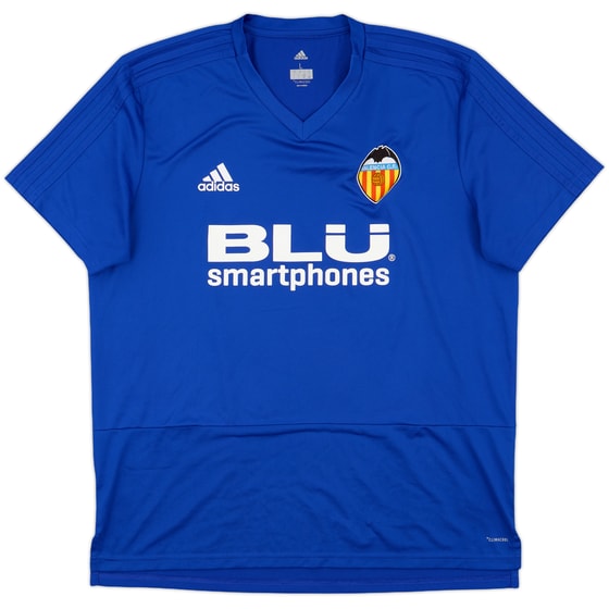 2017-18 Valencia adidas Training Shirt - 9/10 - (L)