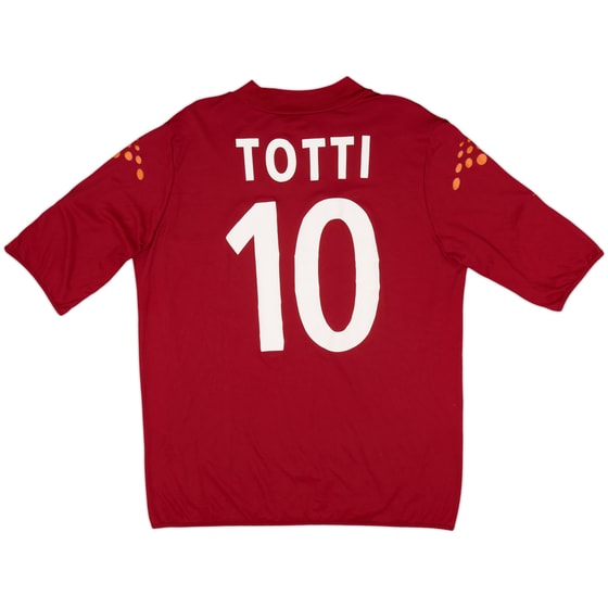2003-04 Roma Home Shirt Totti #10 - 4/10 - (XL)