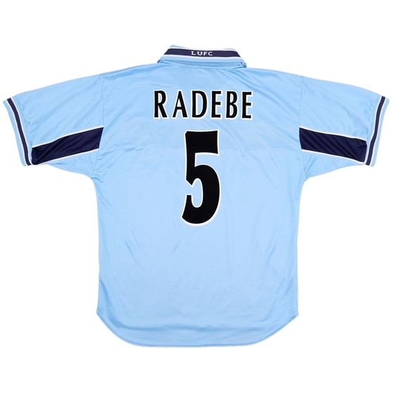 1999-00 Leeds United Away Shirt Radebe #5 - 10/10 - (M)