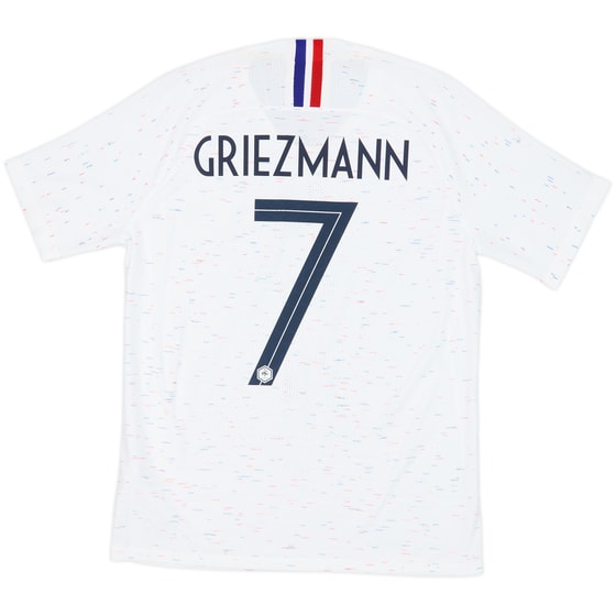 2018 France Authentic Away Shirt Griezmann #7 - 8/10 - (M)