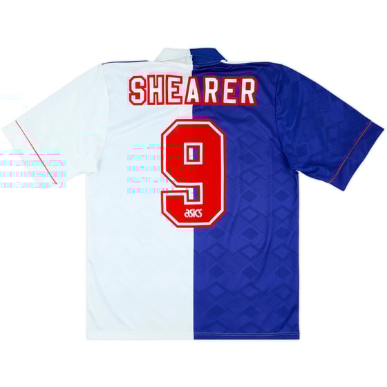 1992-94 Blackburn Home Shirt Shearer #9 - 8/10 - (L)