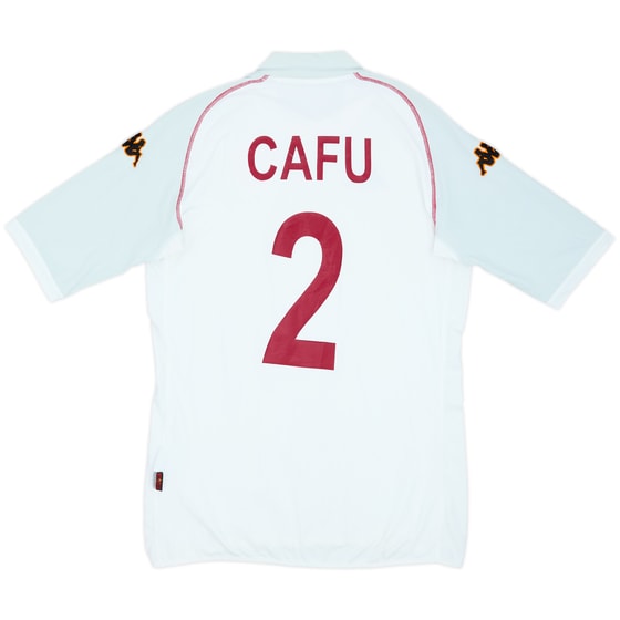 2002-03 Roma European Away Shirt Cafu #2 - 8/10 - (L)
