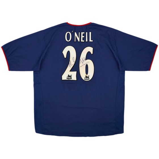 2003-05 Portsmouth Signed Away Shirt O'Neill #26 - 6/10 - (XL)