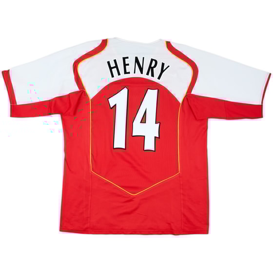 2004-05 Arsenal Home Shirt Henry #14 - 7/10 - (XL)