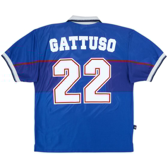 1997-99 Rangers Home Shirt Gattuso #22 - 8/10 - (L)