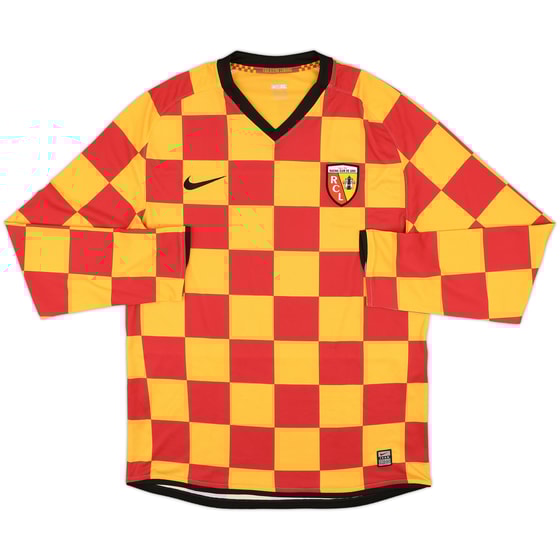 2008-09 Lens Player Issue Home L/S Shirt - 9/10 - (XL)