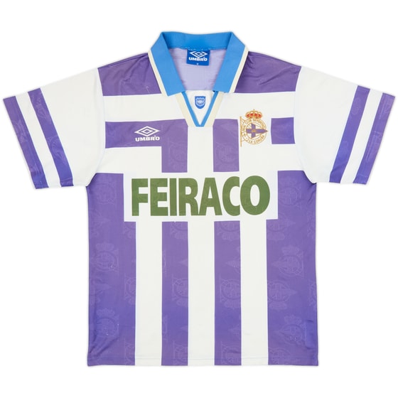 1993-94 Deportivo de La Coruna Home Shirt - 5/10 - (M)