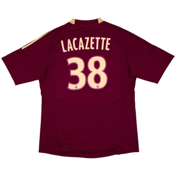 2010-11 Lyon Away Shirt Lacazette #38 - 8/10 - (XXL)