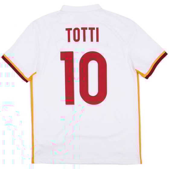 2015-16 Roma Away Shirt Totti #10 - 10/10 - (M)