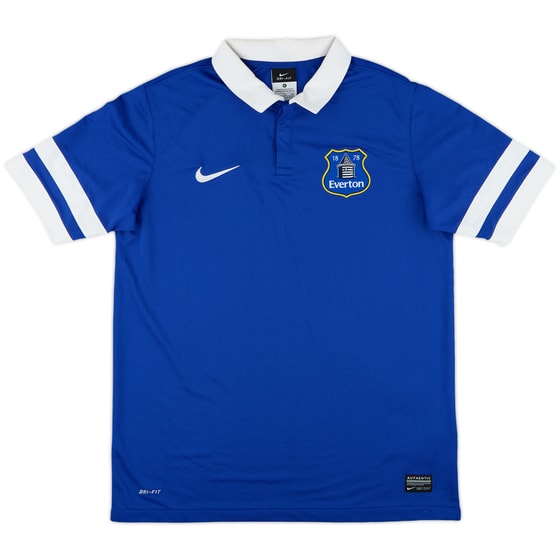 2013-14 Everton Home Shirt - 8/10 - (XL)