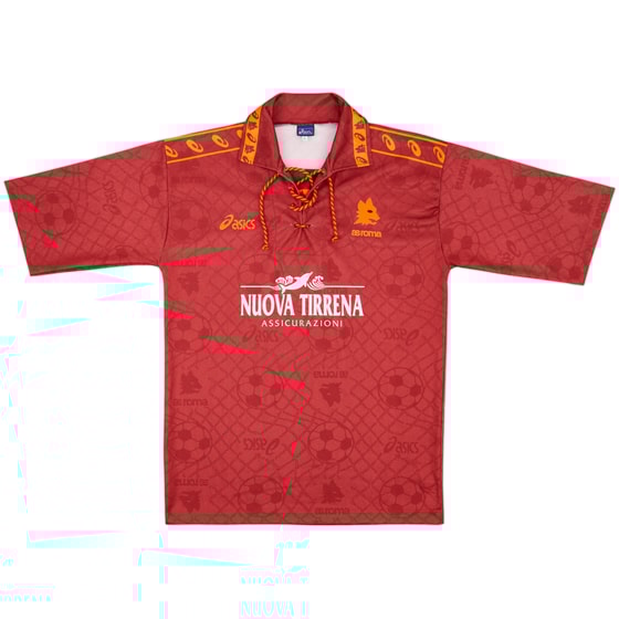 1994-95 Roma Home Shirt - 8/10 - (L)