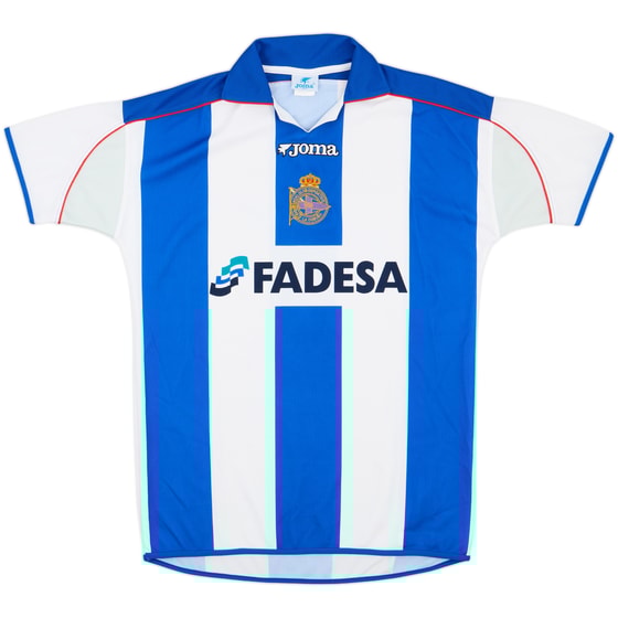 2001-02 Deportivo de La Coruna Home Shirt - 10/10 - (L)