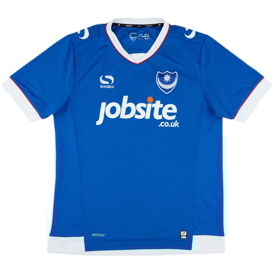 2016-17 Portsmouth Home Shirt - 8/10 - (L)