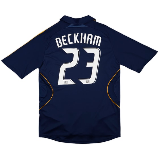 2007-08 LA Galaxy Away Shirt Beckham #23 (M)