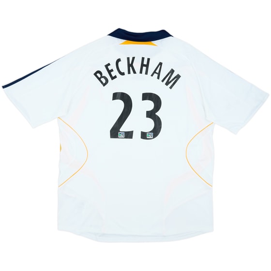 2007-08 LA Galaxy Home Shirt Beckham #23 - 4/10 - (3XL)