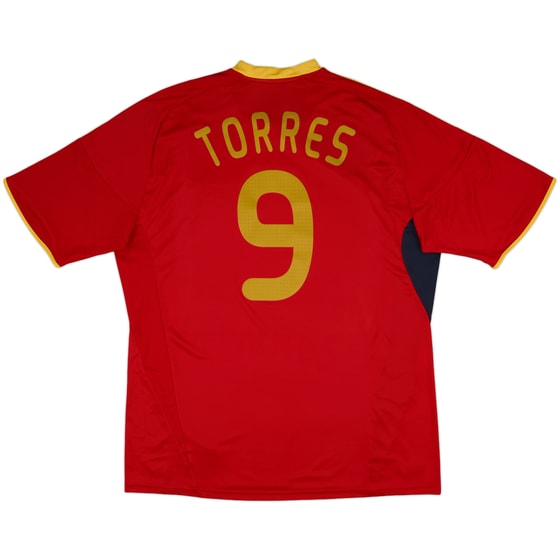 2009 Spain Home Shirt Torres #9 - 8/10 - (XXL)