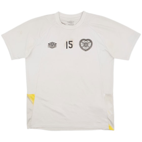 2018-19 Hearts Umbro Player Issue Training Shirt #15 - 6/10 - (S)