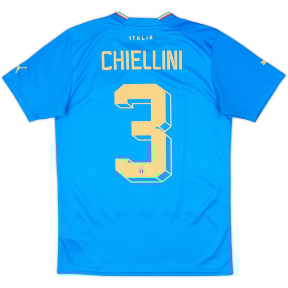2022-23 Italy Home Shirt Chiellini #3 - 10/10 - (S)