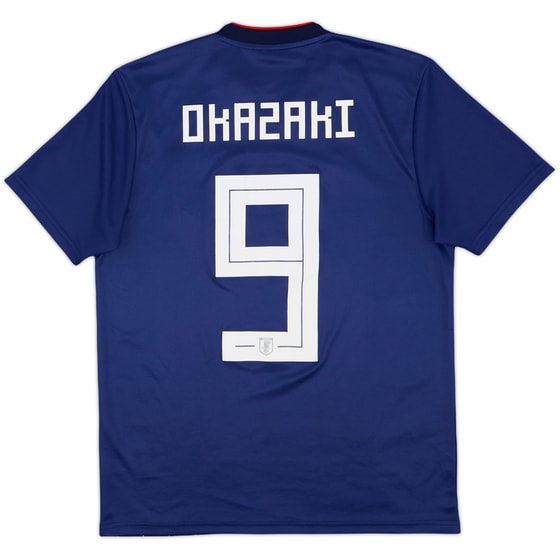2018-19 Japan Home Shirt Okazaki #9 - 10/10 - (M)
