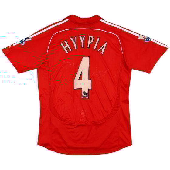 2006-08 Liverpool Home Shirt Hyypia #4 - 4/10 - (L)