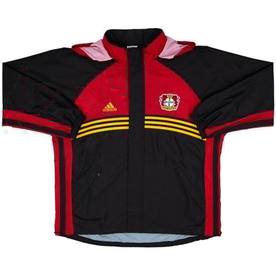 1998-99 Bayer Leverkusen adidas Hooded Rain Jacket - 8/10 - (XL)
