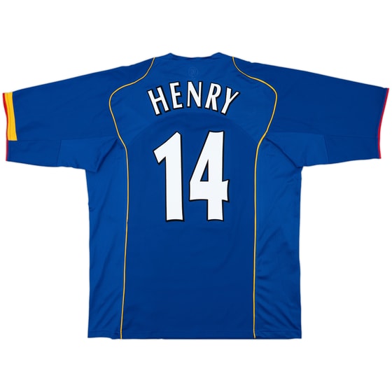 2004-06 Arsenal Away Shirt Henry #14 - 8/10 - (XL)