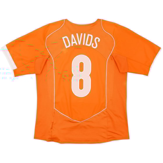 2004-06 Netherlands Home Shirt Davids #8 - 8/10 - (L)
