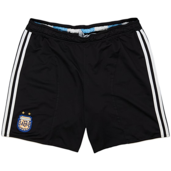 2010-11 Argentina Home Shorts - 8/10 - (L)