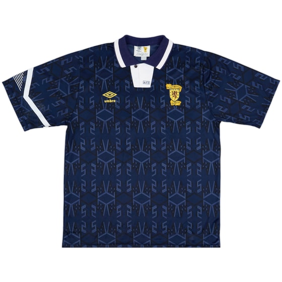 1991-94 Scotland Home Shirt #3 - 8/10 - (L)